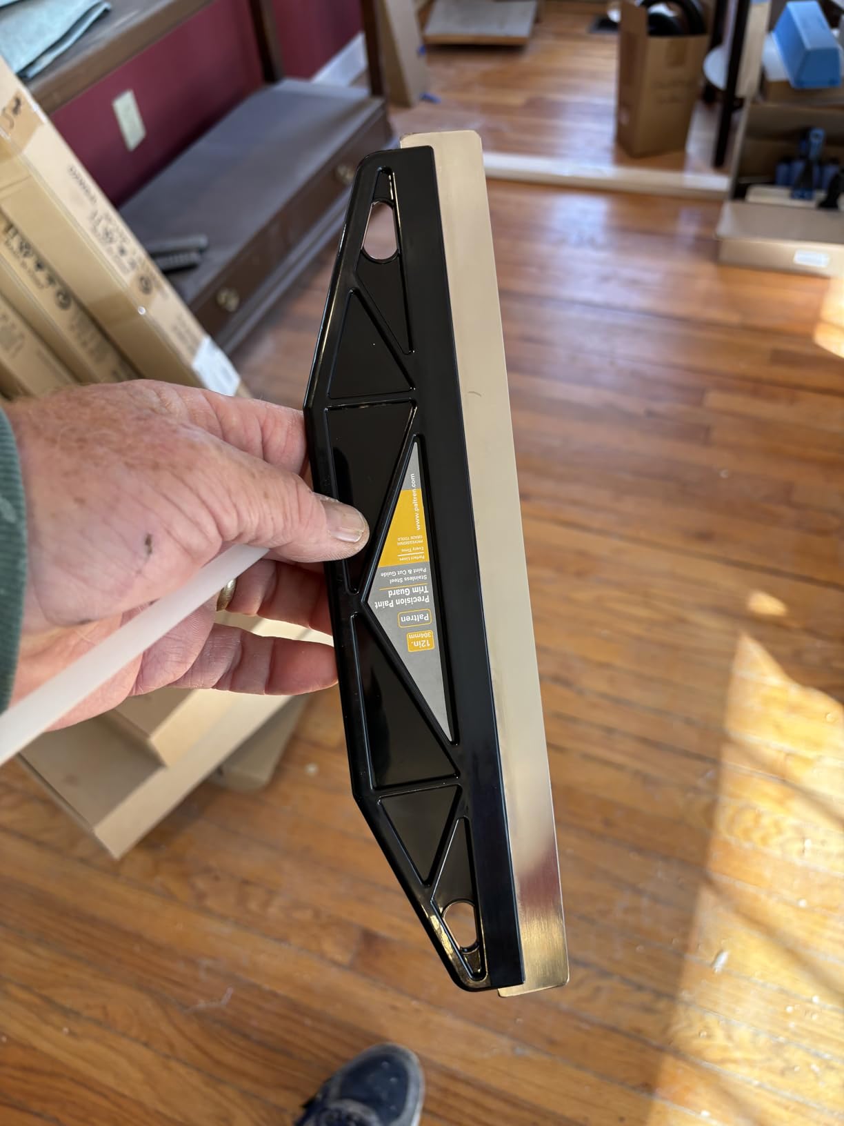Paint Edger in Use